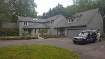 Before & After Exterior House Painting in Bedford, NY